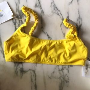 Fisch “Colombier” (L) bikini top and (S) “Corossol” bottoms in submarine yellow